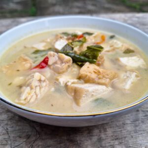 Hearty vegetable tofu stew